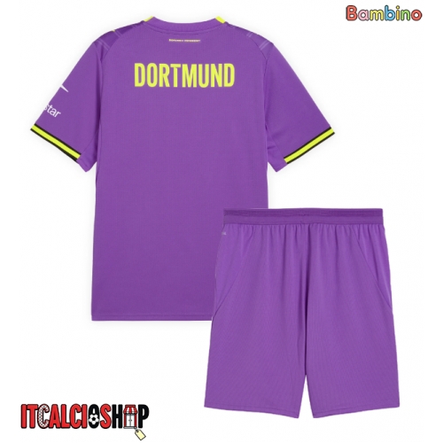 Borussia Dortmund Terza Maglia Bambino 2026-27 Manica Corta (+ Pantaloni corti)